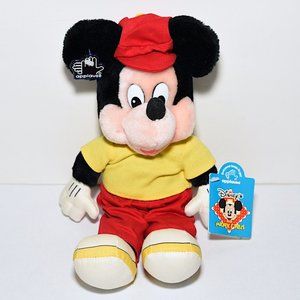 NWT Applause Vintage Mickey Mouse Golfer Plush